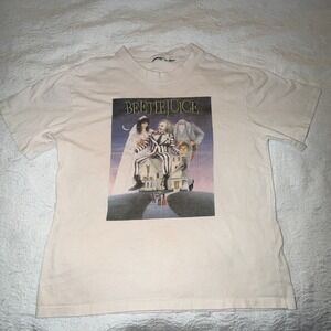 Beetlejuice Vintage Style Graphic T-Shirt Double Sided Fits‎ L